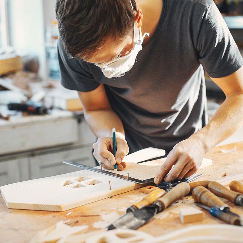 Heimwerker Woodworking DIY beste Instagram Nischen 2023 Geld verdienen mit Instagram